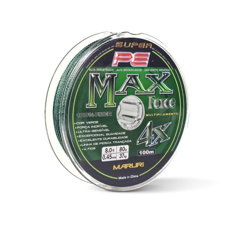 Linha Multifilamento Maruri Max Force 4x 100m Verde