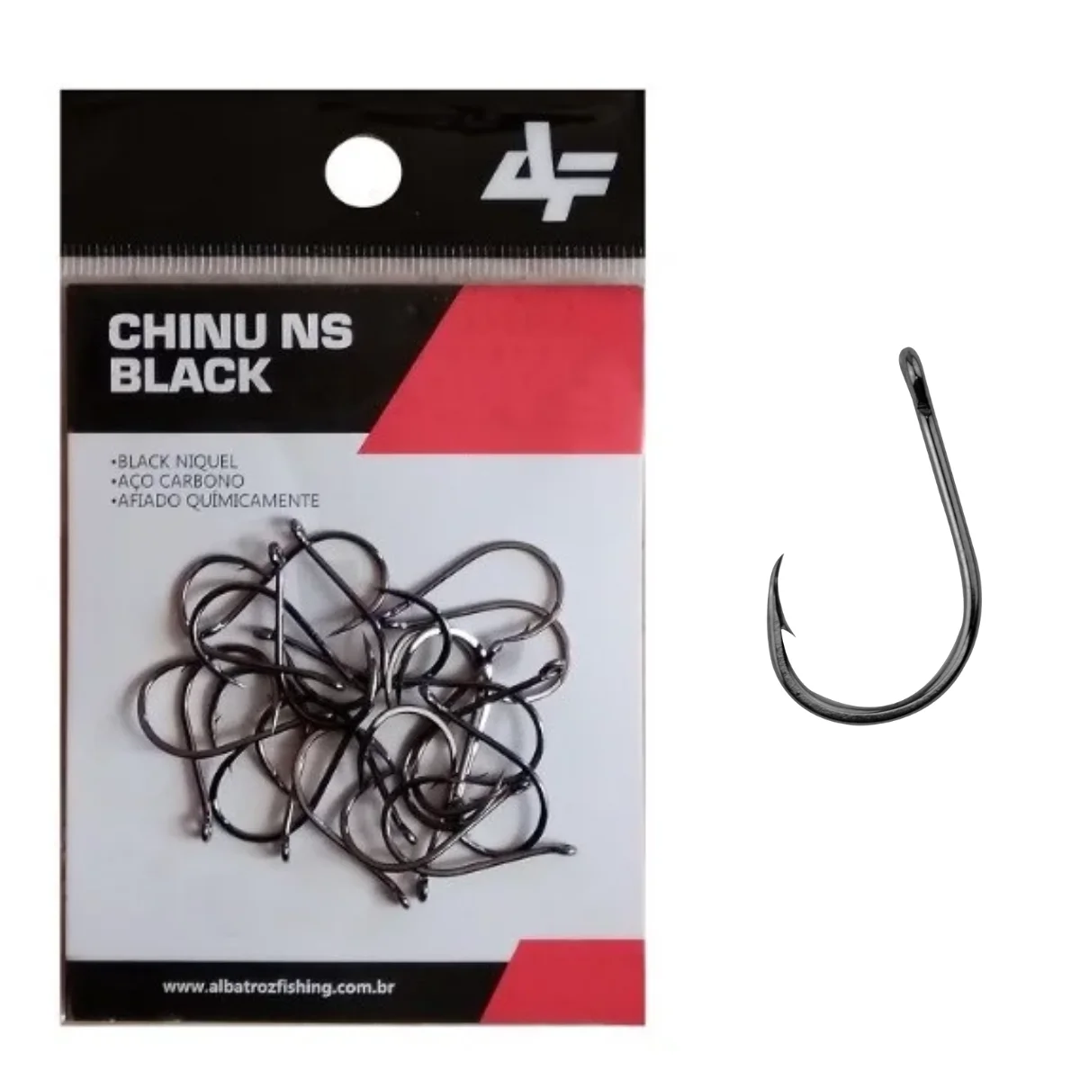 Anzol Albatroz Fishing Chinu NS Black