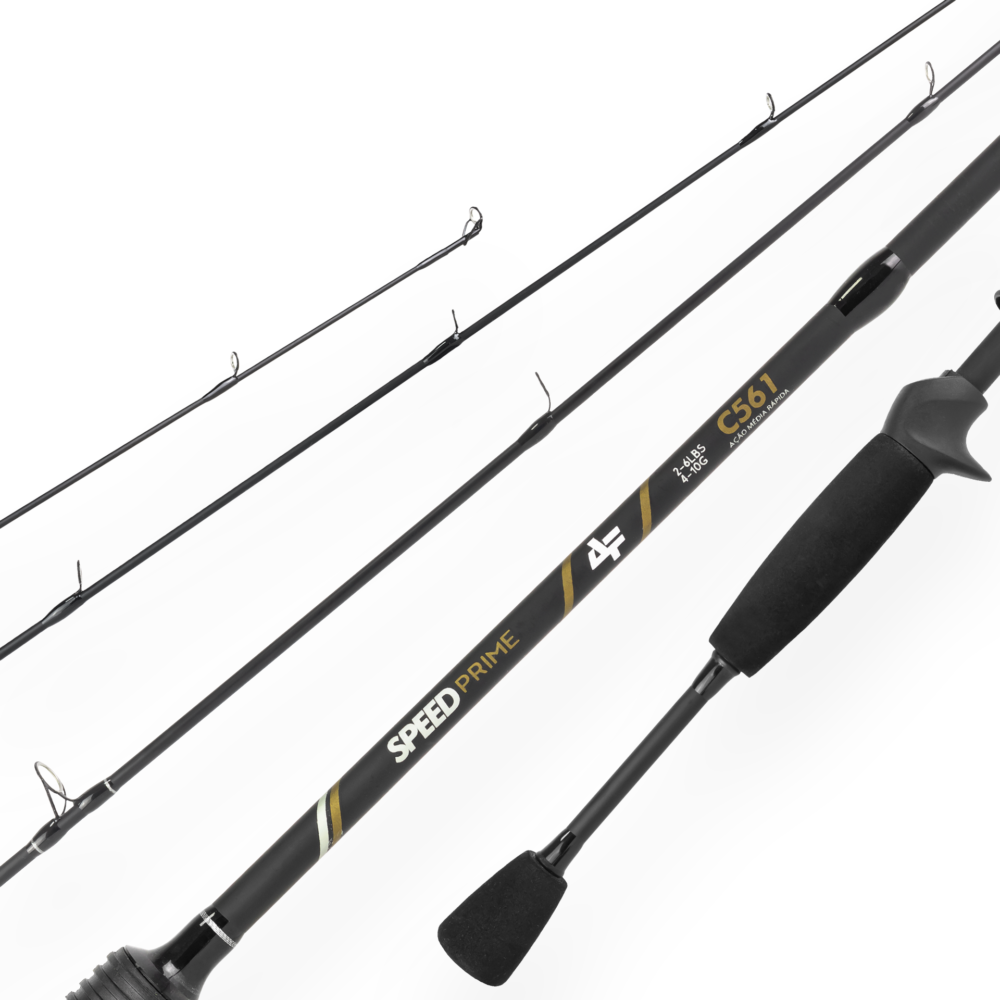 Vara Albatroz Fishing SpeedPrime 6'0 (1,83m) 6-10lb - 1 parte - Carretilha